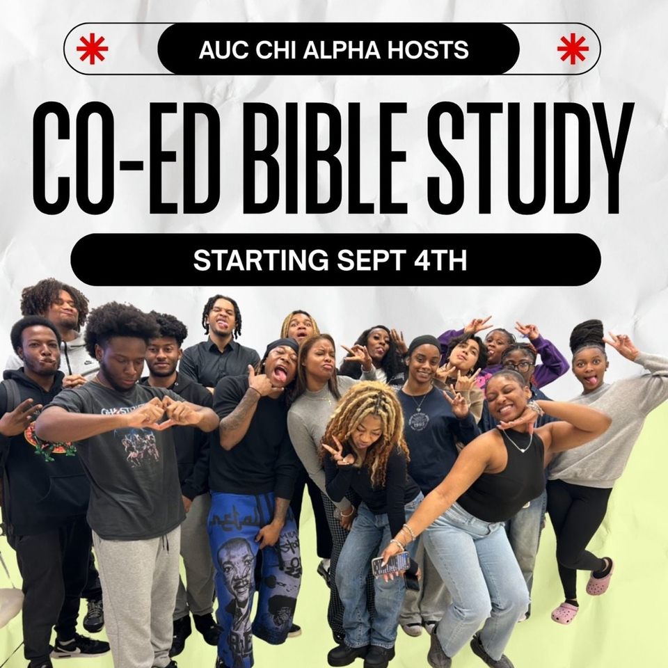 Group avatar for AUC Chi Alpha Campus Ministry Co-ED Bible Study
