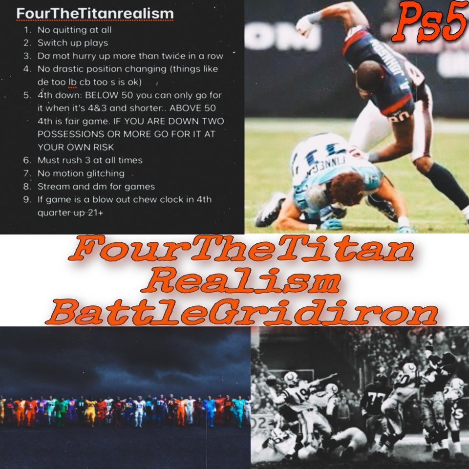 Group avatar for FourTheTitanRealism~Playoffs Superbowl  Tuesday 2 AM EST ADV