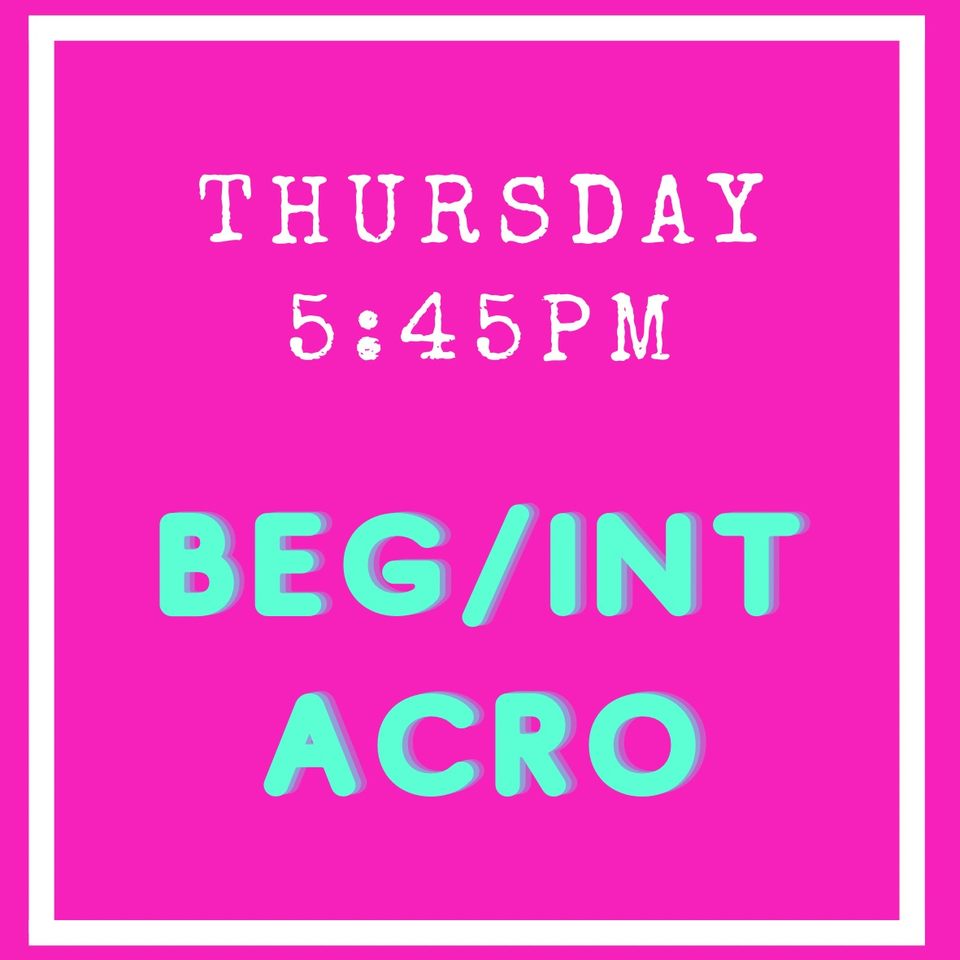 Group avatar for Beg/Int Acro Thursdays 5:45-6:30pm