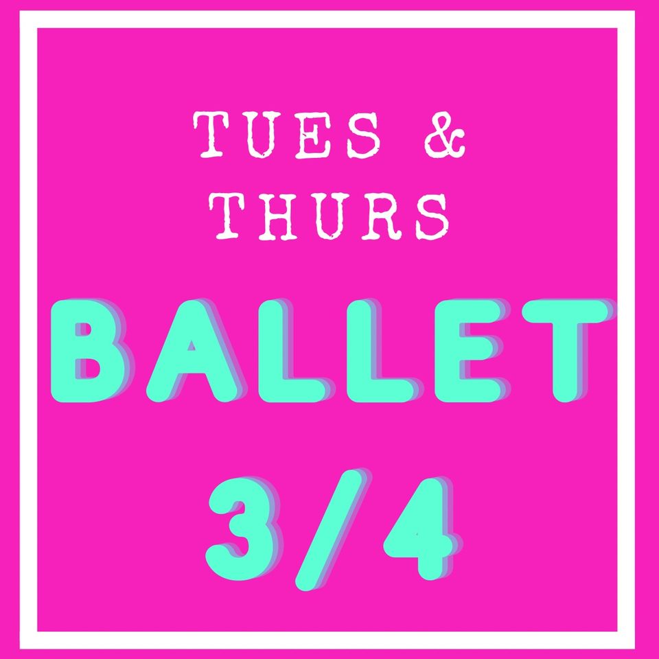 Group avatar for Ballet 3/4 A/B Tuesday &amp; Thursday 5-5:45pm