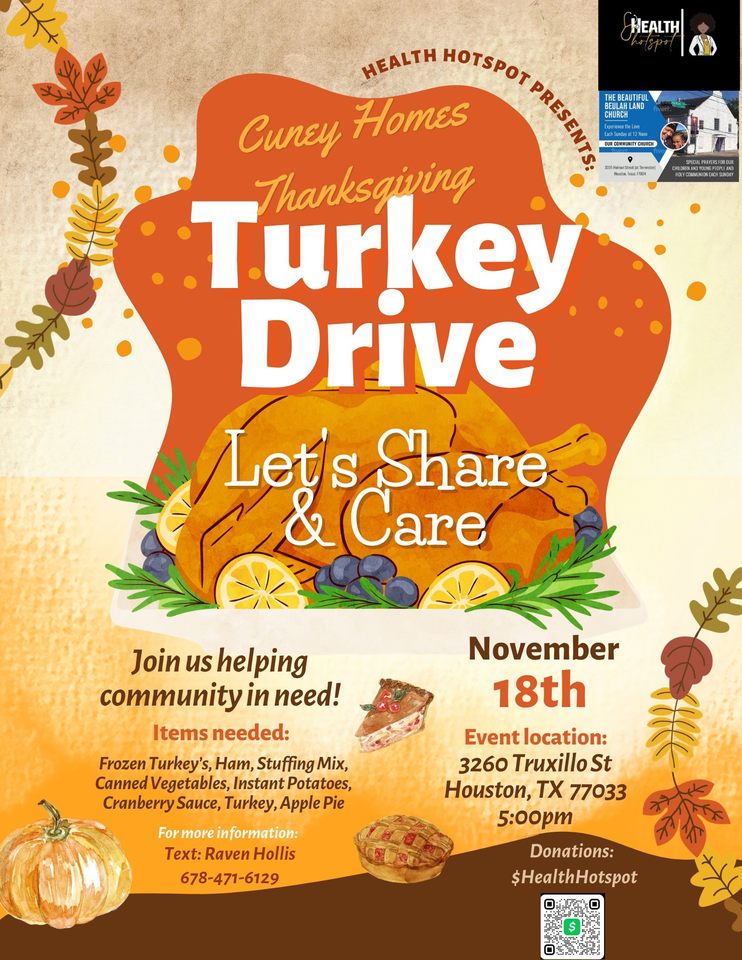 Group avatar for Cuney Homes Turkey Drive 11/18