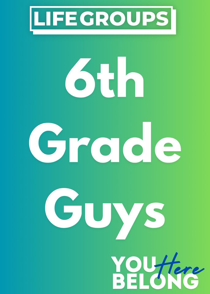Group avatar for 6th Grade Guys