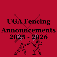 Group avatar for UGA Fencing Announcements 2025 - 2026
