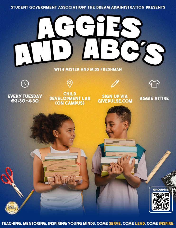 Group avatar for Aggies and ABCs w/ Mister and Miss Freshman